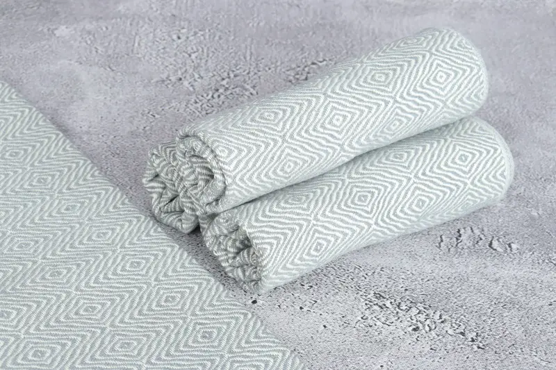 Turkish Tea Towel, Gift For Him, 36x18 Cotton Zigzag Diamond Towel, Turkish Towel Hand Towel, Bridesmaid Gifts, Bridal Shower Gift, Halloween Gifts - 8