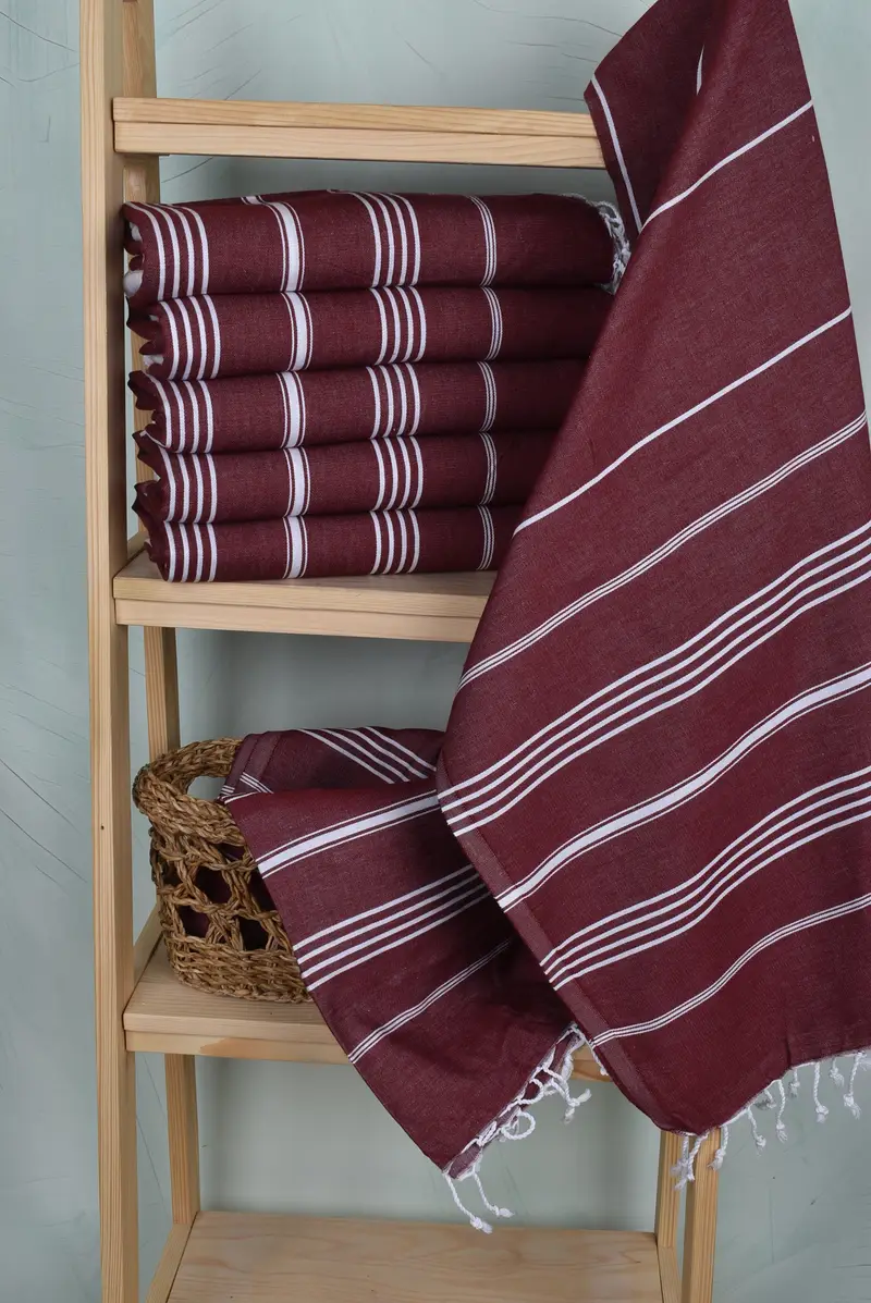 Travel towel, 70x40 Cotton Striped Towel, Beach Theme Bachelorette Party Gifts, Bridal Shower Gift, Summer Gift, Holiday Towel, Employee Gifts - 3