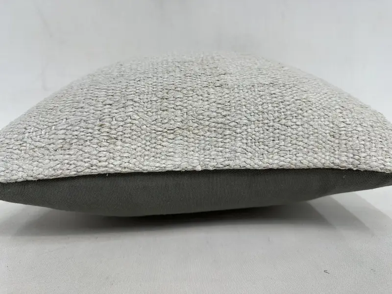 Cushion, Patio Pillow, Tribal Pillow Sham, Boho Pillow Sham Cover, Vintage Kilim Throw Pillow, 16x16 White Cushion Case, Pillow for Sofa - 5