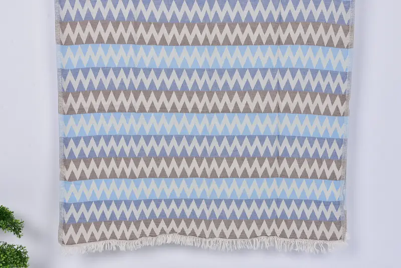 Bridesmaid Gift Towel, 70x40 Cotton Zigzag Design Towel, Spa Towel, Travel towel, Summer Gift Ideas, Halloween Gifts, Towel With Name, Custom Gift - 7