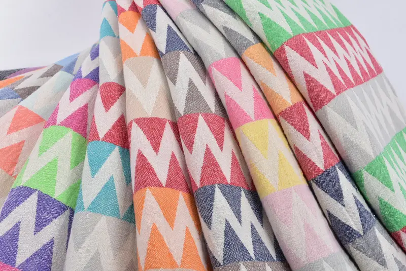 Bridesmaid Gift Towel, 70x40 Cotton Zigzag Design Towel, Spa Towel, Travel towel, Summer Gift Ideas, Halloween Gifts, Towel With Name, Custom Gift - 5