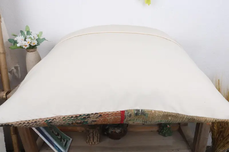 Anatolian Cushion Case, Ethnic Pillow, Pillow for Couch, Pillow for Sofa, 24x24 Beige Cushion Case, Boho Pillow Sham Cover, Cushion Cover - 7