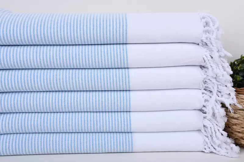 70x36 Cotton Striped Towel, Large Beach Towel Personalized, Monogrammed Beach Towel, Bachelorette Party Favors, Valentines Gift, Lightweight towel - 2
