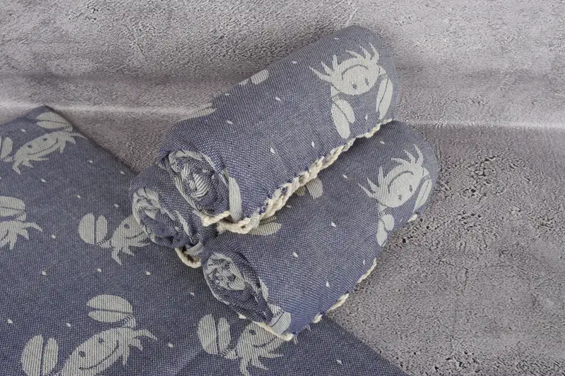 Best lightweight Turkish towel for travel USA, 68x40 Cotton Crab Design Towel, Beach Towel Gift, Bridesmaid Gift, Peshtemal, Bachelorette Gifts - 7