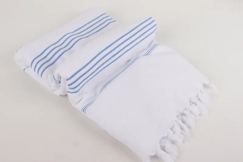 Turkish beach towel, Fouta towel, Hammam towel, Turkish Bath Towel USA, 68x36 Cotton Striped Terry Towel, Friends Beach Towel, Bridal Party Gifts - 6