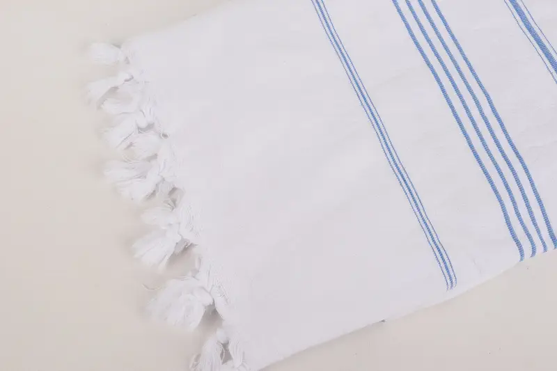 Turkish beach towel, Fouta towel, Hammam towel, Turkish Bath Towel USA, 68x36 Cotton Striped Terry Towel, Friends Beach Towel, Bridal Party Gifts - 7
