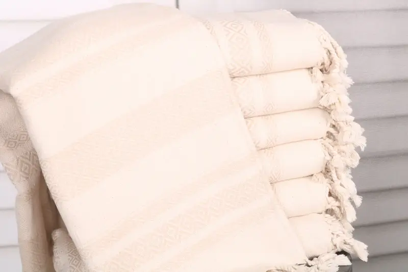 70x36 Cotton Diamond Towel, Unique Wedding Gift, Personalized Gifts, Bulk Order Towel, Monogram Beach Towel, Wedding Shower Gift, Absorbent towel - 1