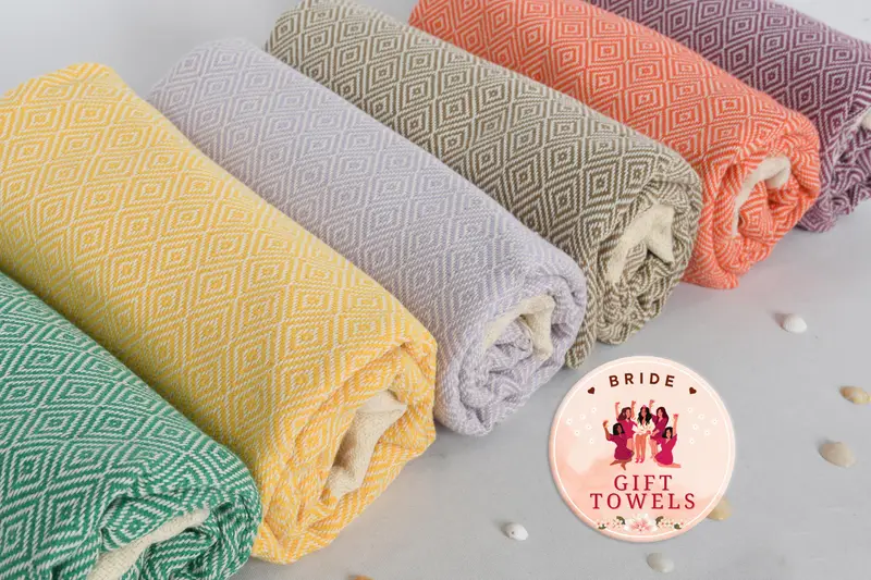 Personalized Turkish Cotton Beach Towel White, Beach & Tropical, 100x180 cm