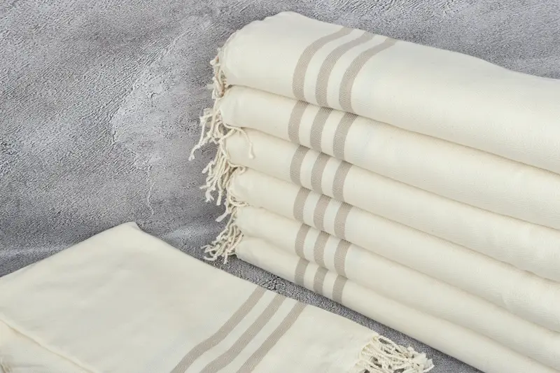 Yoga Towel, Bride Gift, Custom Wedding Towel, Pool Towels, Custom Towel, 70x40 Cotton Striped Towel, Lightweight Turkish towel, Lightweight towel - 2