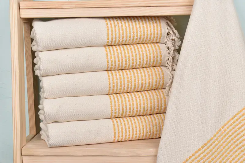 Custom Wedding Gifts, Thin towel, 70x36 Cotton Striped Towel, Organic towel, Pool Towels, Bachelor Party Favors, Towel With Name, Housewarming Gift - 1