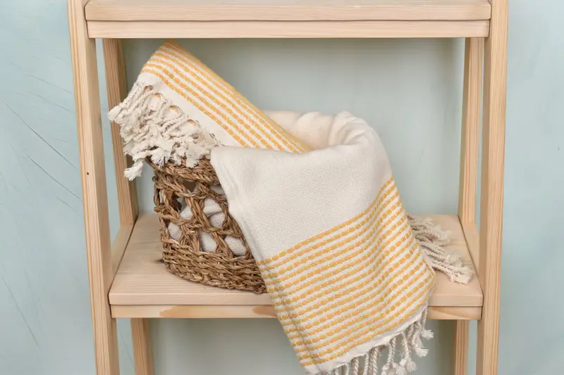 Custom Wedding Gifts, Thin towel, 70x36 Cotton Striped Towel, Organic towel, Pool Towels, Bachelor Party Favors, Towel With Name, Housewarming Gift - 4
