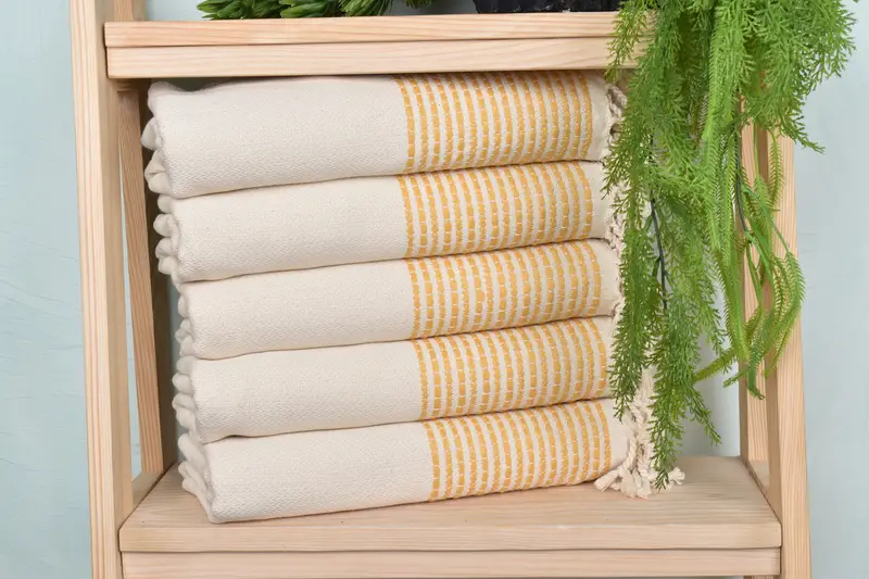 Custom Wedding Gifts, Thin towel, 70x36 Cotton Striped Towel, Organic towel, Pool Towels, Bachelor Party Favors, Towel With Name, Housewarming Gift - 2