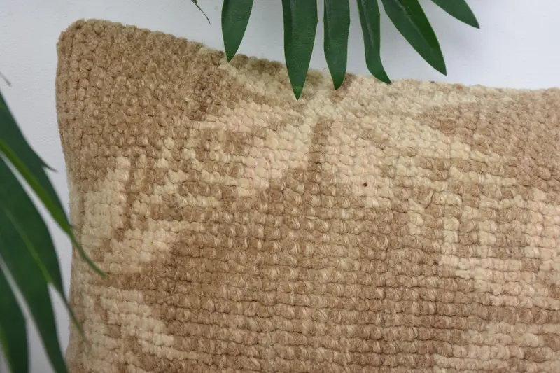 Home Decor Pillow, 8x16 Brown Cushion Cover, Handmade Kilim Cushion, Farmhouse Pillow Sham, Pillow for Couch, Pillow Case - 2