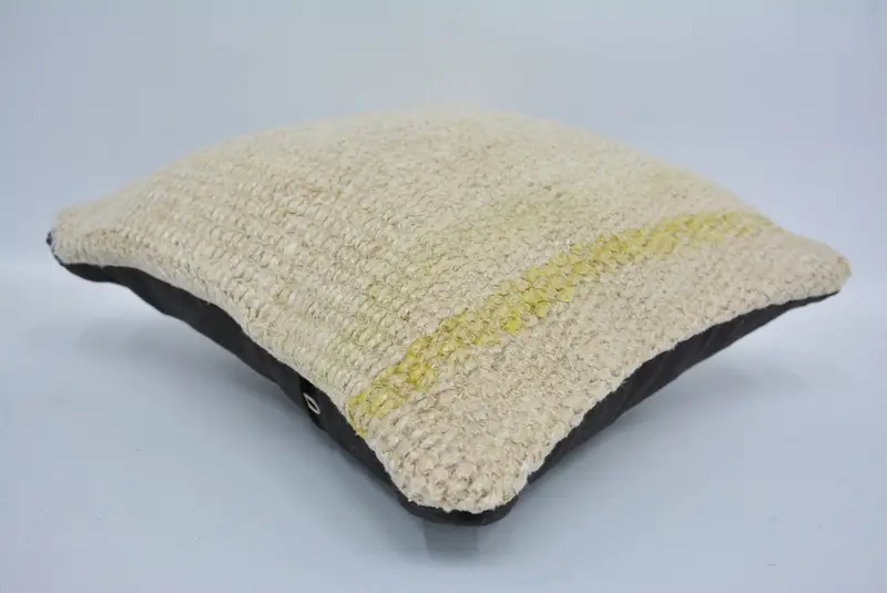 12x12 Beige Pillow, Kilim Pillow, Turkish Corner Pillow Sham, Antique Pillows, Vintage Kilim Pillow, Indoor Cushion Cover, Cushion Cover - 6