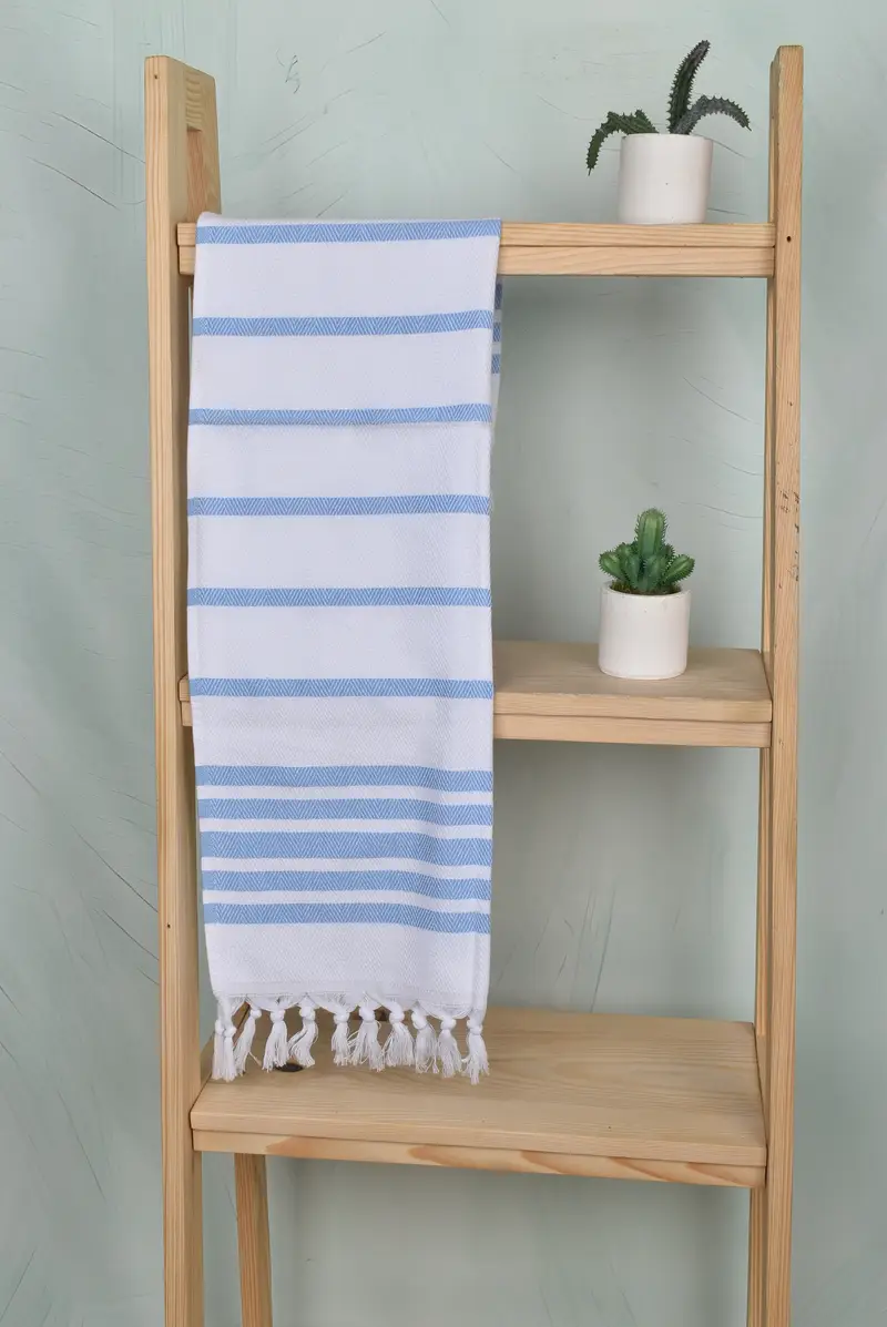 Bathroom Towels, Turkish Towel, Beach Bachelorette Party Decorations, 36x24 Cotton Herringbone Towel, Monogrammed Hand Towel, Monogram Hand Towel - 8
