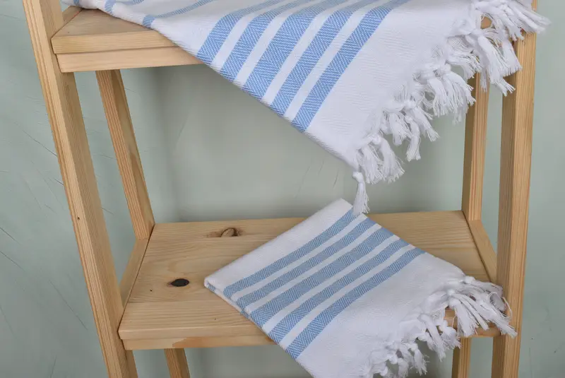 Bathroom Towels, Turkish Towel, Beach Bachelorette Party Decorations, 36x24 Cotton Herringbone Towel, Monogrammed Hand Towel, Monogram Hand Towel - 5