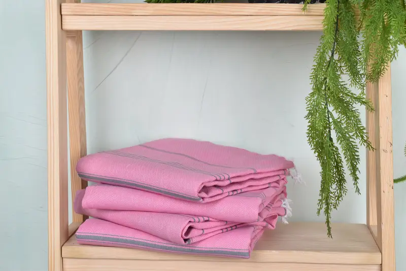 Hammam towel, Gift For Her, Yoga Towel, Grandma Gift, Valentines Day Gift For Her, Custom Wedding Gift, Decorative Towel, 70x40 Cotton Striped Towel - 7