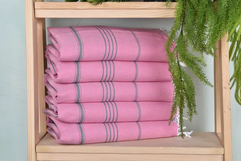 Hammam towel, Gift For Her, Yoga Towel, Grandma Gift, Valentines Day Gift For Her, Custom Wedding Gift, Decorative Towel, 70x40 Cotton Striped Towel - 1