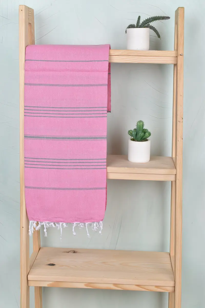 Hammam towel, Gift For Her, Yoga Towel, Grandma Gift, Valentines Day Gift For Her, Custom Wedding Gift, Decorative Towel, 70x40 Cotton Striped Towel - 8