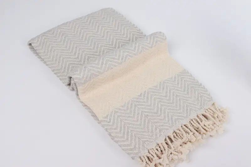 Personalized Gift For Him, 70x40 Cotton Zig zag Towel, Turkish beach towel, Scarf Towel, Mexico Bachelorette Party Gifts, Bachelor Gifts, Soft towel - 6