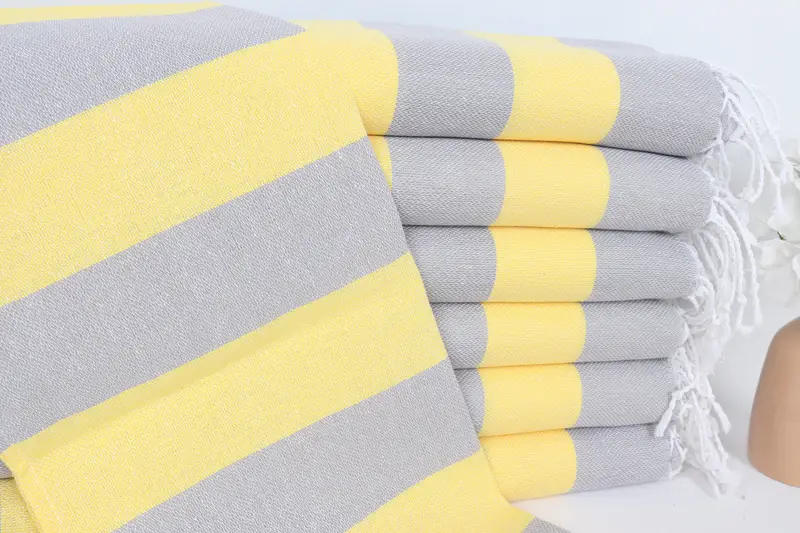Guest Towel, Monogram Hand Towel, Bridesmaid Gift, 40x18 Cotton Striped Towel, Bathroom Towels, Bachelorette Towel, Turkish Tea Towel, Spa Gift - 1
