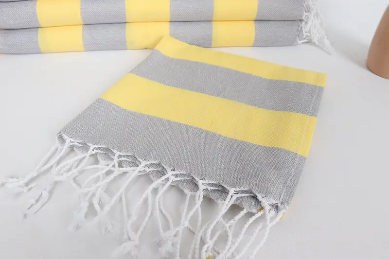 Guest Towel, Monogram Hand Towel, Bridesmaid Gift, 40x18 Cotton Striped Towel, Bathroom Towels, Bachelorette Towel, Turkish Tea Towel, Spa Gift - 5