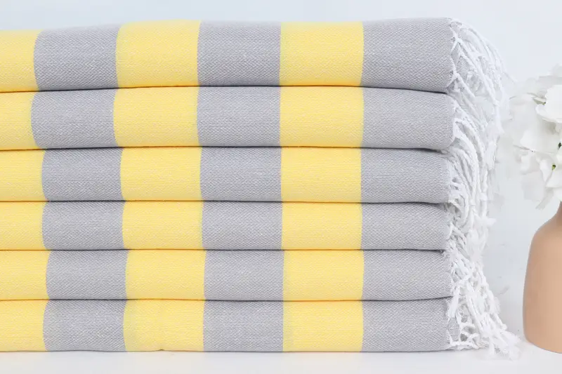 Guest Towel, Monogram Hand Towel, Bridesmaid Gift, 40x18 Cotton Striped Towel, Bathroom Towels, Bachelorette Towel, Turkish Tea Towel, Spa Gift - 3