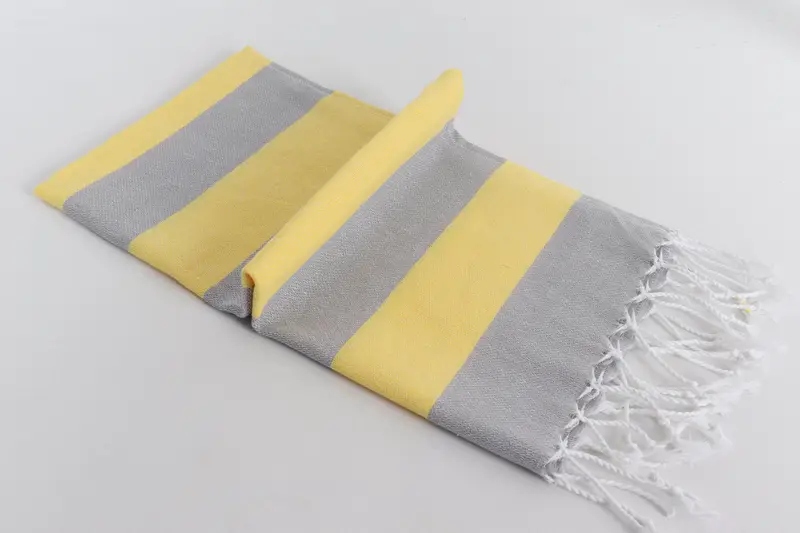 Guest Towel, Monogram Hand Towel, Bridesmaid Gift, 40x18 Cotton Striped Towel, Bathroom Towels, Bachelorette Towel, Turkish Tea Towel, Spa Gift - 6