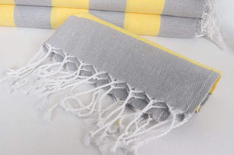 Guest Towel, Monogram Hand Towel, Bridesmaid Gift, 40x18 Cotton Striped Towel, Bathroom Towels, Bachelorette Towel, Turkish Tea Towel, Spa Gift - 4