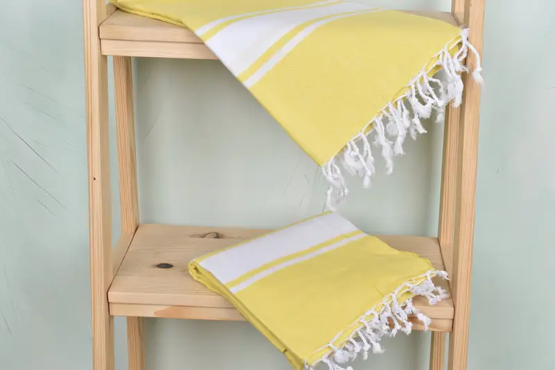 Sand-free towel, Sand-resistant towel, 70x40 Cotton Striped Towel, Housewarming Gift, Luxury Turkish Bath Towel, Gift Boxes Towel, Quick-dry towel - 5