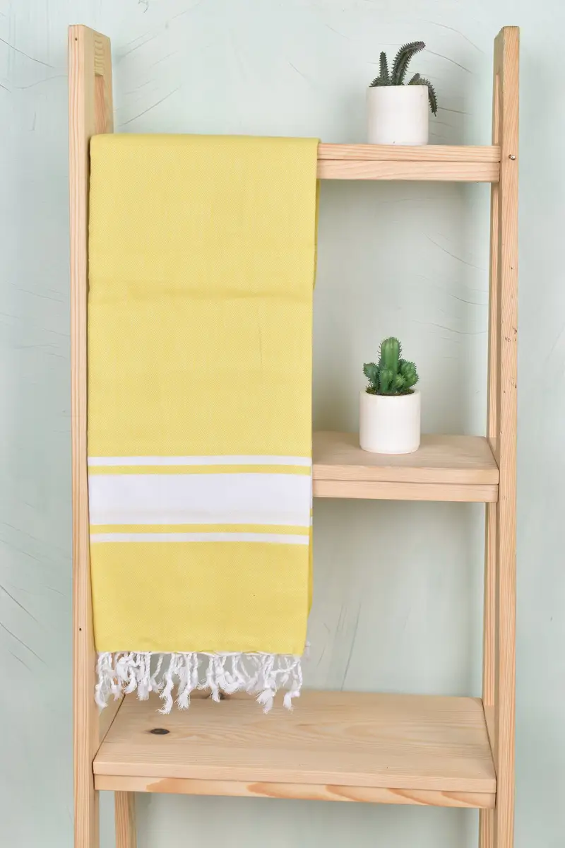 Sand-free towel, Sand-resistant towel, 70x40 Cotton Striped Towel, Housewarming Gift, Luxury Turkish Bath Towel, Gift Boxes Towel, Quick-dry towel - 8