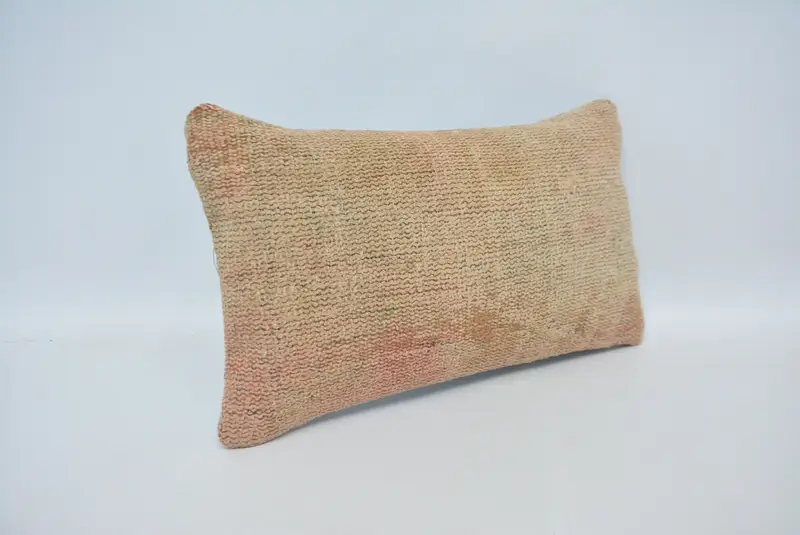 Pillow for Couch, Boho Pillow, Outdoor Throw Pillow Case, Vintage Kilim Throw Pillow, Pillow Sham, 12x20 Beige Cushion - 3