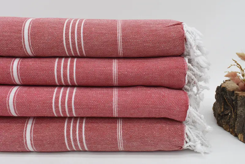 96x80 Cotton Striped Towel, Decorative Blanket, Turkish Tablecloth, Boho Throw Blankets, Aesthetic Blanket, Bachelorette Party Favors, Sofa Cover - 2