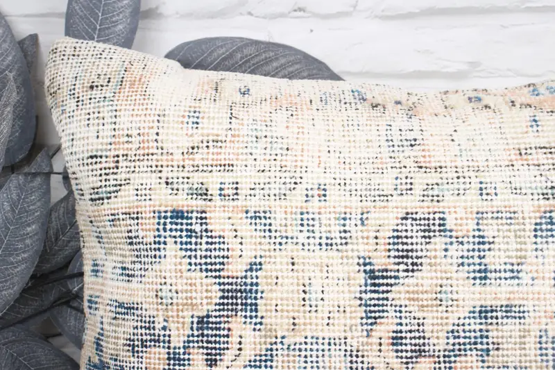 Aztec Pillow Case, Oriental Pillow Case, Pillow for Sofa, 16x24 Beige Pillow Sham, Pillow, Handmade Kilim Cushion, Kilim Cushion Sham - 2