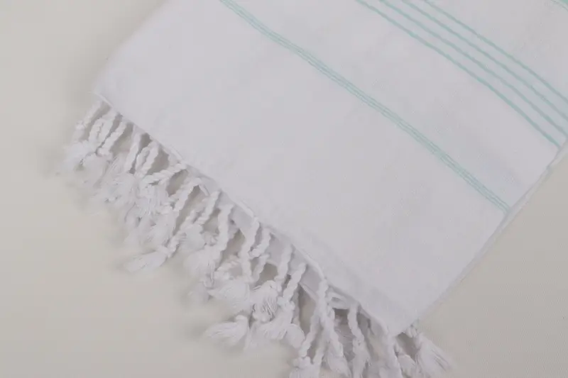 Turkish hand towel, Hammam towel, Handwoven Turkish Towel, Cotton towel, 70x40 Cotton Striped Towel, Housewarming Gift, Gym Towel, Gift Boxes Towel - 7