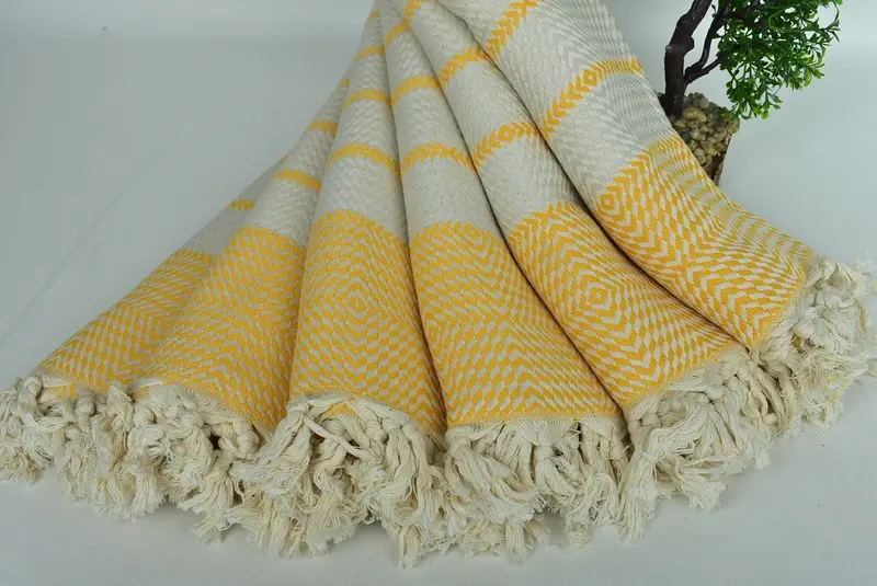 Best Friend Wedding Gift, Monogram Turkish Towel, Embroidered Towel, Christmas Gift, 80x40 Cotton Diamond Towel, Sand-free towel, Spa Gift Towel - 4