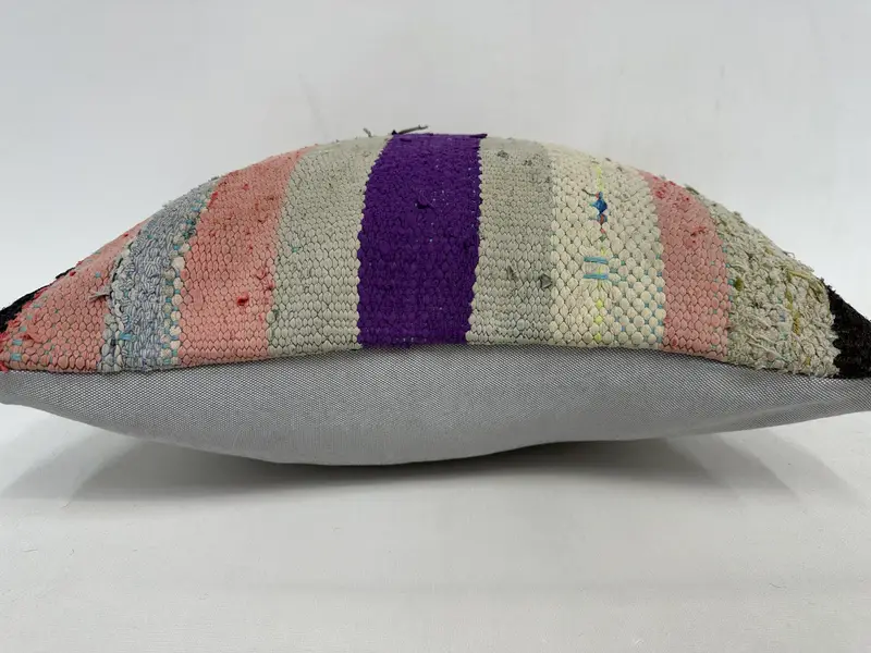 Pillow for Sofa, Pattern Throw Pillow Cover, Kilim Cushion Sham, 20x20 Purple Pillow Case, Chair Cushion, Pillow Sham, Antique Pillows - 5