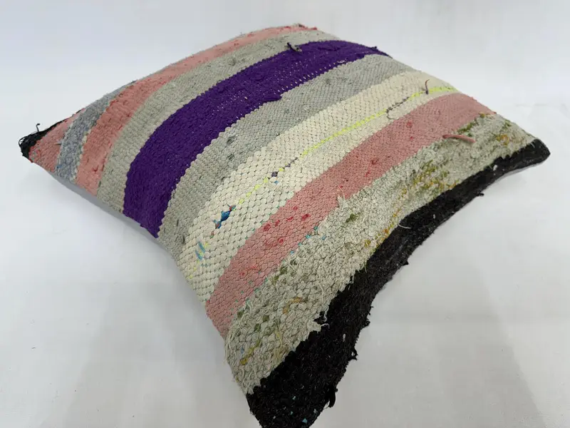 Pillow for Sofa, Pattern Throw Pillow Cover, Kilim Cushion Sham, 20x20 Purple Pillow Case, Chair Cushion, Pillow Sham, Antique Pillows - 6