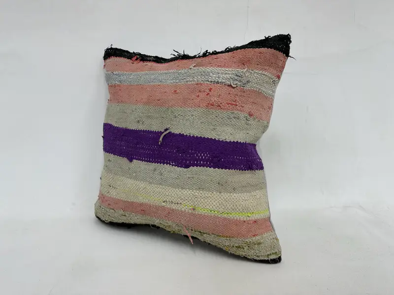 Pillow for Sofa, Pattern Throw Pillow Cover, Kilim Cushion Sham, 20x20 Purple Pillow Case, Chair Cushion, Pillow Sham, Antique Pillows - 4