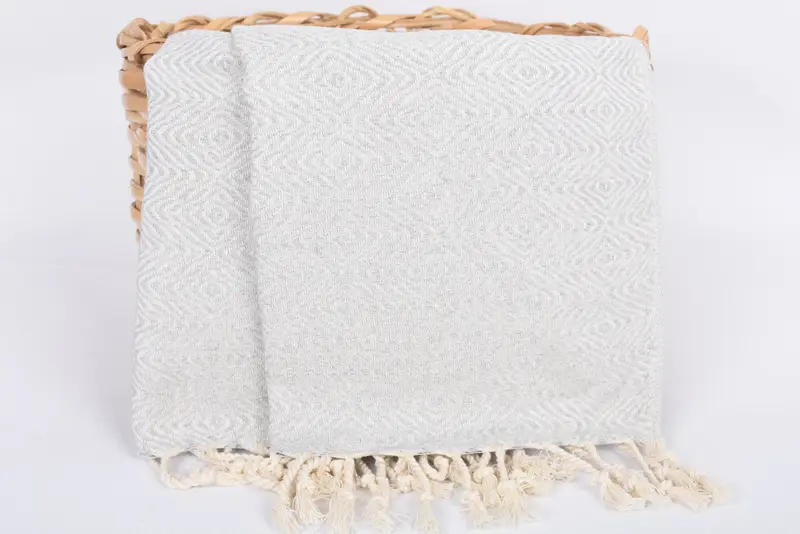 Turkish Tea Towel, Monogram Turkish Bath Towel, Personalized Hand Towel, 36x18 Cotton Zigzag Diamond Towel, Small Bath Towels, Bridesmaid Gift Towel - 5