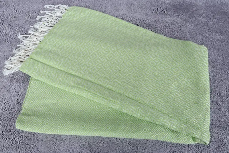 Spa Gift, Cotton towel, Wedding Gift, Beach Towel Gift, Turkish Towel Beach Towel, Girls Weekend Getaways Ideas, 70x38 Cotton Diamond Towel - 6