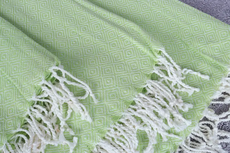 Spa Gift, Cotton towel, Wedding Gift, Beach Towel Gift, Turkish Towel Beach Towel, Girls Weekend Getaways Ideas, 70x38 Cotton Diamond Towel - 5