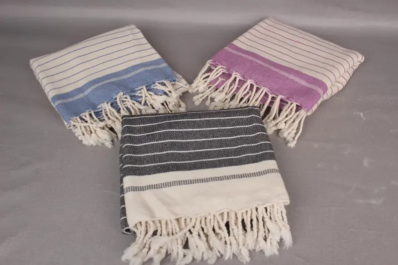 Bachelorette Gifts, Personalized Turkish Towel, Best Wedding Gift, Spa Towel, 70x40 Cotton Striped Towel, Bridesmaid Gift, Valentines Day Gift Idea - 4