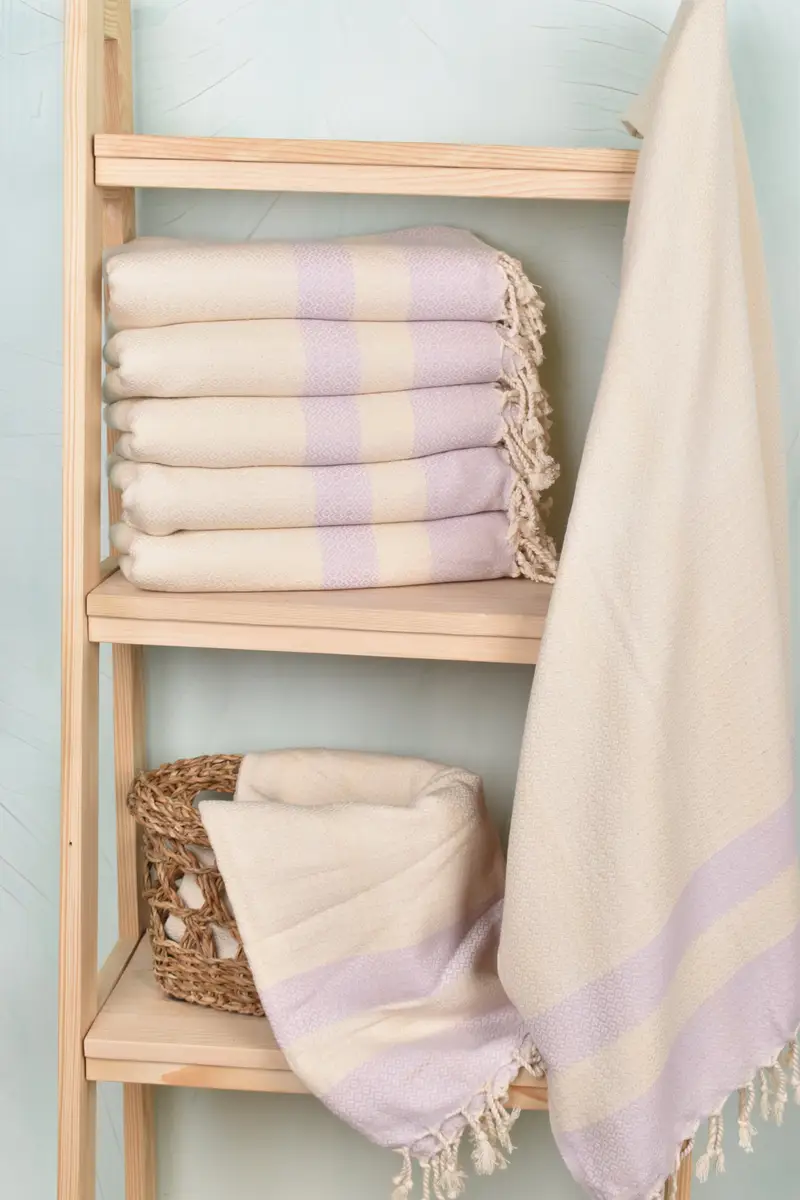 Embroidered Towel, Hammam Towel USA, Gift Boxes Towel, 70x40 Cotton Geometric Towel, Bachelorette Party Decorations, Personalized Gift, Travel Towel - 3