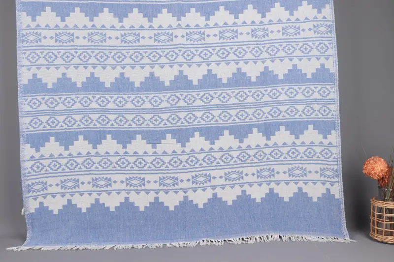 Wedding Gifts Towel, Bachelorette Beach Towel, Turkish bath towel, Spa Towel, Custom Gift, Bridesmaid Gifts Personalized, 70x36 Linen Aztec Towel - 1