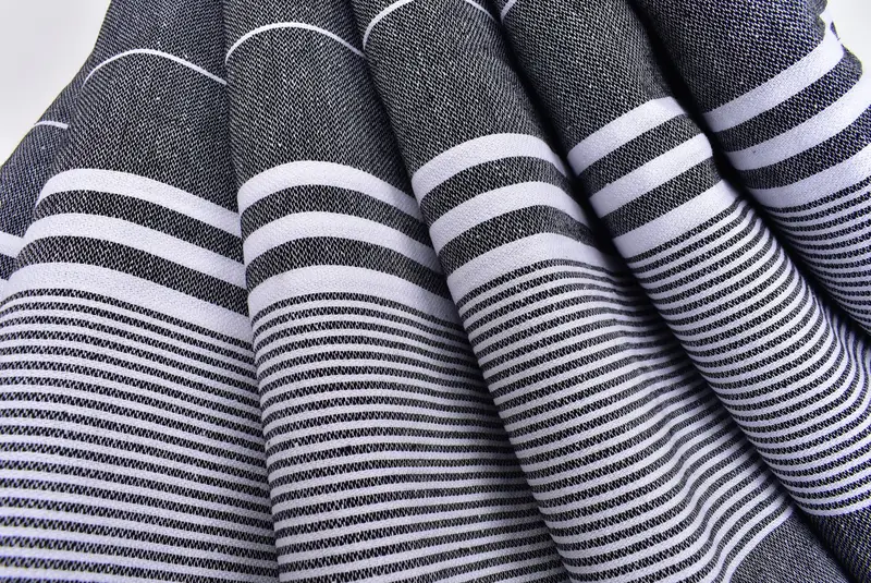 Family Gift, Bridesmaid Towel, Monogram Hand Towel, Boyfriend Gift, Wedding Gift, 40x24 Cotton Striped Towel, Custom Wedding Gifts, Wedding Favors - 5