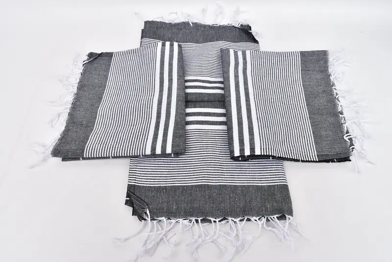 Family Gift, Bridesmaid Towel, Monogram Hand Towel, Boyfriend Gift, Wedding Gift, 40x24 Cotton Striped Towel, Custom Wedding Gifts, Wedding Favors - 6