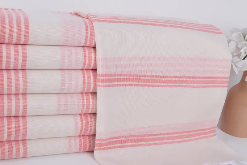 Bachelorette Party Favors, Lightweight Turkish towel, Spa Gift, Custom Towel, Handwoven organic Turkish towel for spa, 70x40 Cotton Striped Towel - 2