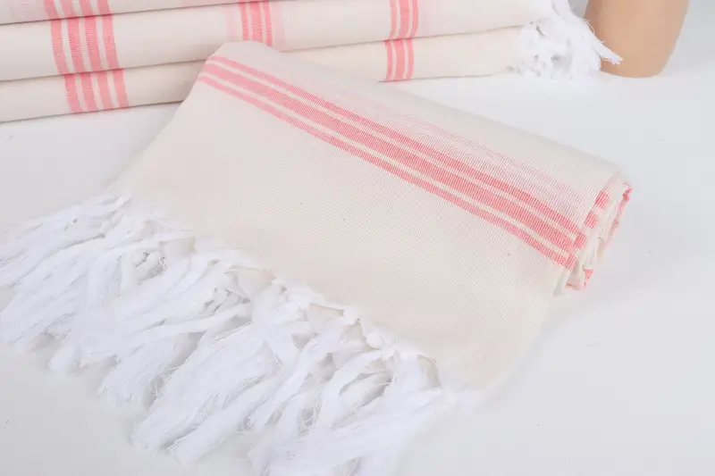 Bachelorette Party Favors, Lightweight Turkish towel, Spa Gift, Custom Towel, Handwoven organic Turkish towel for spa, 70x40 Cotton Striped Towel - 4