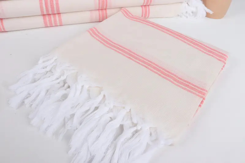 Bachelorette Party Favors, Lightweight Turkish towel, Spa Gift, Custom Towel, Handwoven organic Turkish towel for spa, 70x40 Cotton Striped Towel - 5